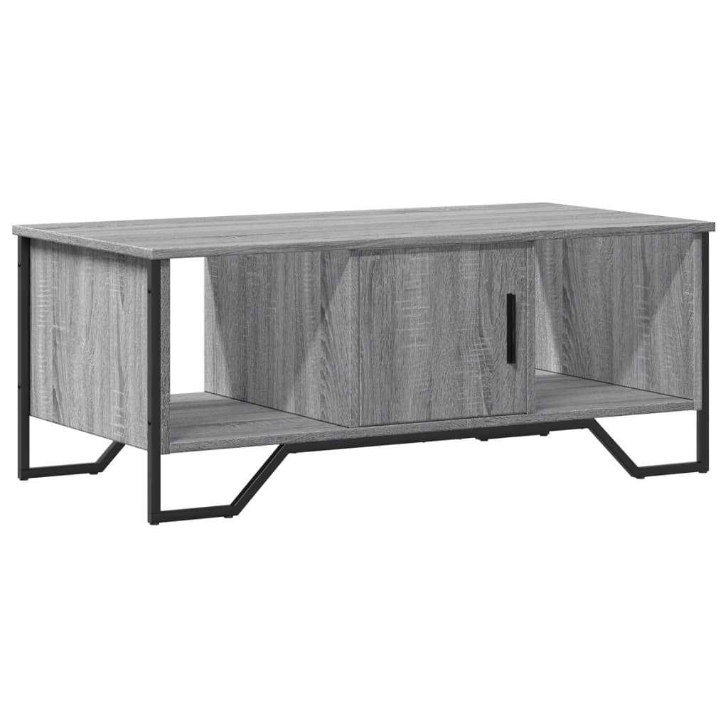 Coffee Table Gray Sonoma 100x51x40 Cm Particleboard