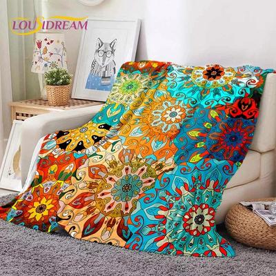 3D Lastest Nordic Turkish Bohemia Celt Soft Flannel Blankets,Throw Blanket Comfortable Blanket for Picnic Beds Sofa Home Bedroom