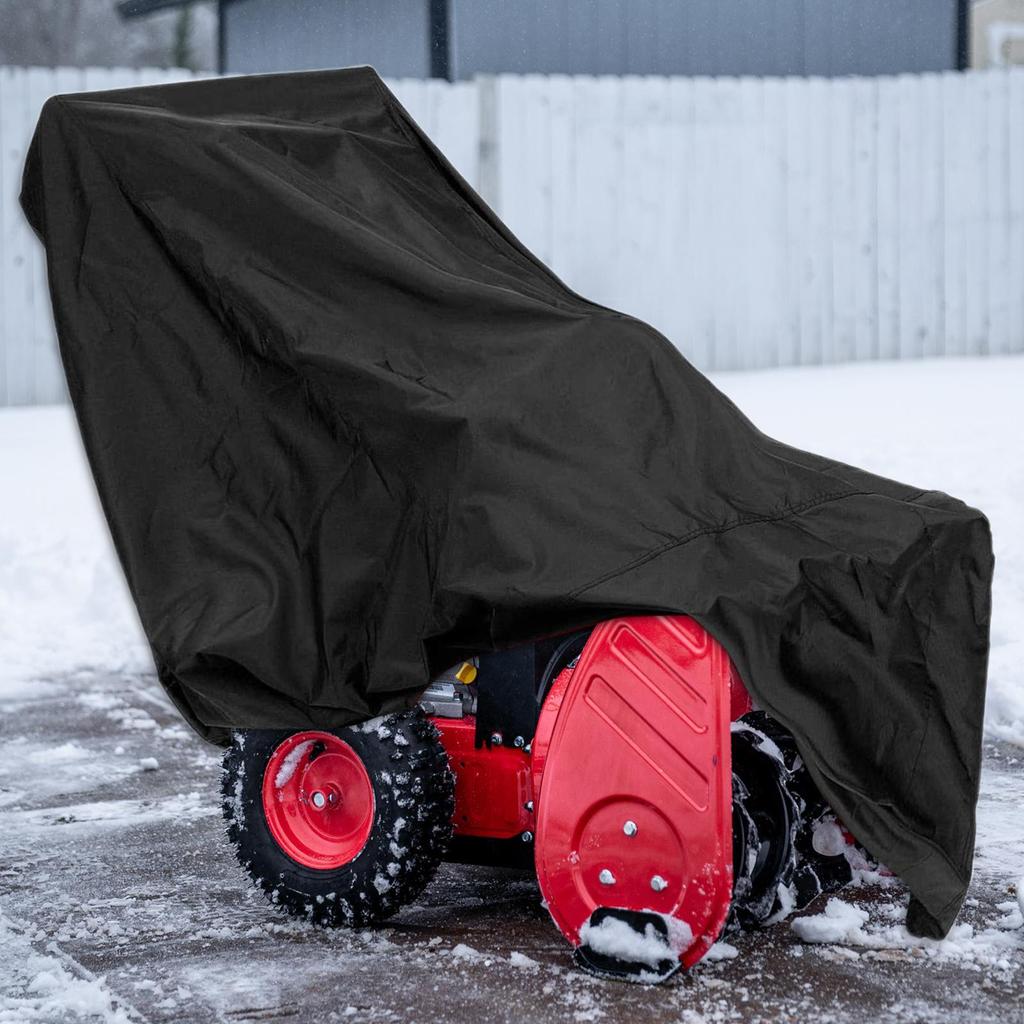 Snow Blower Covers Waterproof Mower Protector Dustproof Snow Blower Cover For Patio Driveway Garden Roof Garage Sidewalk Deck