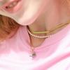 Cross-border Independent Station Food & Fruit Series: Orange Watermelon Grape Necklace – Women's Creative Clavicle Chain