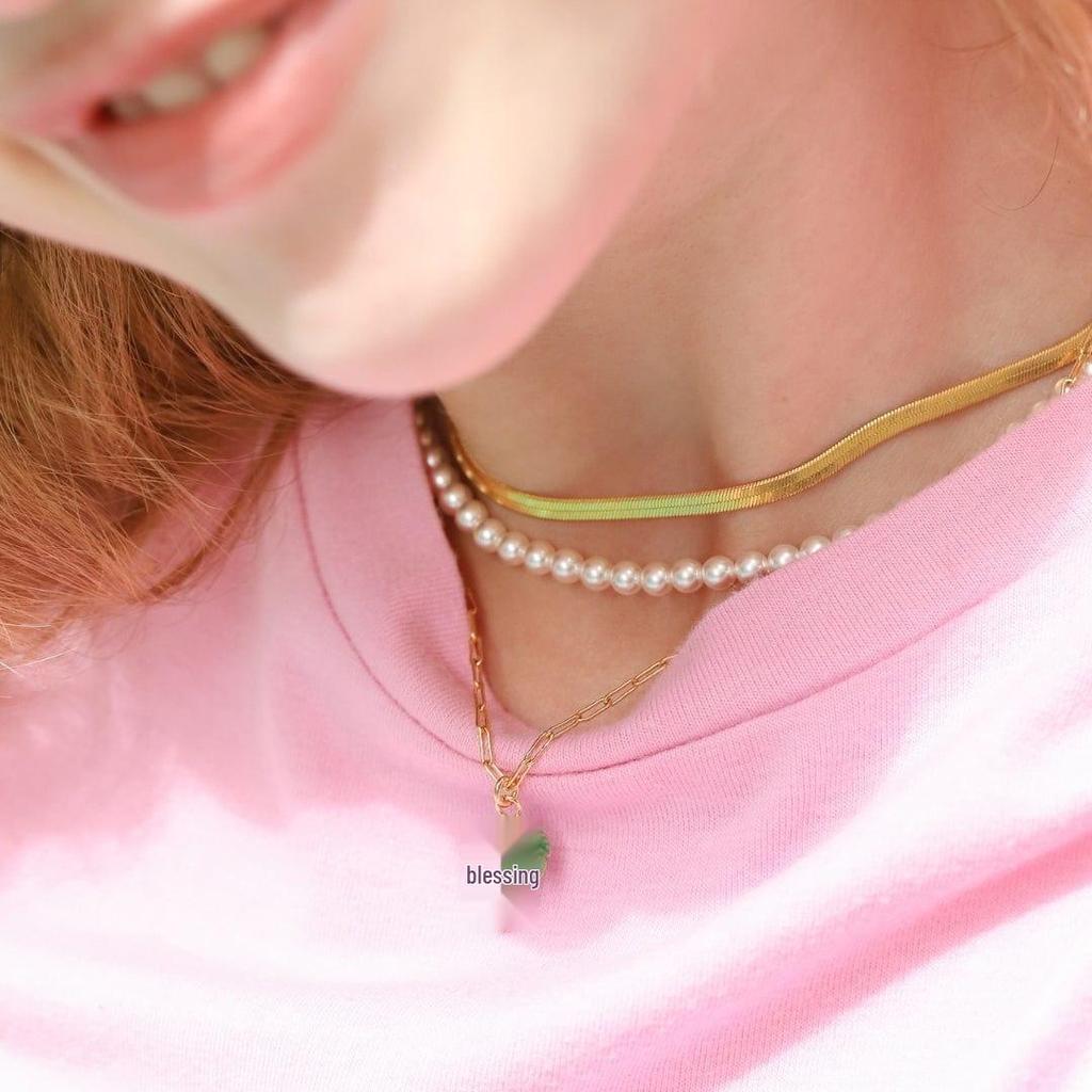 Cross-border Independent Station Food & Fruit Series: Orange Watermelon Grape Necklace – Women's Creative Clavicle Chain