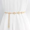 Women's Beaded Hook Waist Chain Korean Style Sweet Fashion Pearl Decoration Metallic