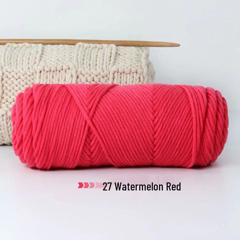 8-Strand Lover's Cotton Wool Yarn for Handmade Knitting: Soft DIY Scarf or Hat Acrylic Yarn