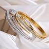Three-layer Nail Nail Bracelet for Women, Light Luxury and High-end Bracelet