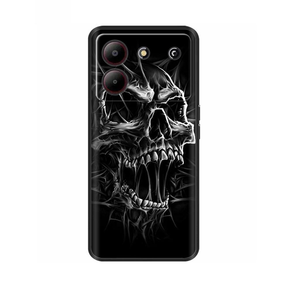 For ZTE Blade A54 Case Cover Black Protective Soft Silicone Phone Cases For ZTE Blade A54 TPU Coque Fundas For ZTE Blade A54