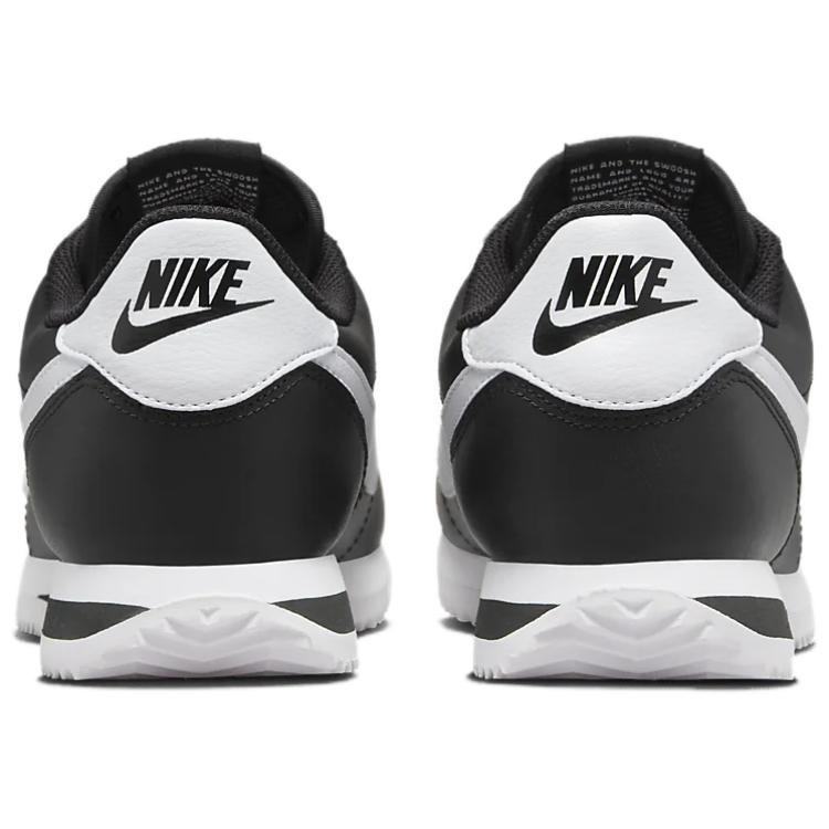 Nike Cortez Lær Svart Hvit Dame Sneakers DN1791-001