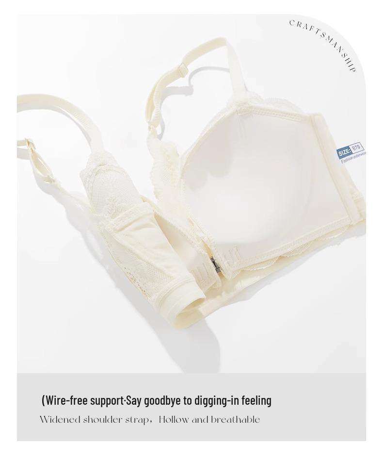 Front Closure Push-Up Bra for Small Busts - Enhancing & Lifting Design for a Sexy, Anti-Sagging Look, 2025 Model.