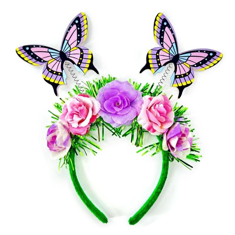 Festival Celebration Floral Headband Role Play Headgear Carnivals Party Props