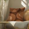 Creamywhitebrown Pillow Case Pillowcase, Double-Sided Printed, Sofa Cushion, Bedroom Headboard