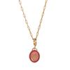 Colorful Drip Oil Butterfly Flower Heart Necklace - European & American Fashion Style