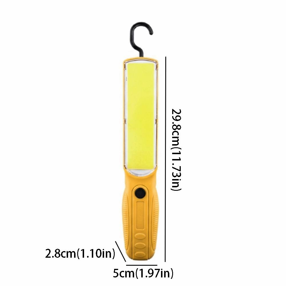 With Magnet LED COB Torch USB Rechargeable Handheld Floodlight Portable Lantern  Outdoor Use