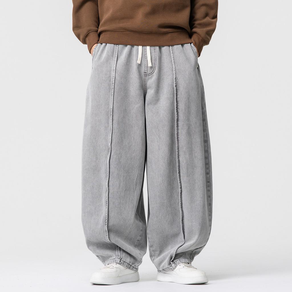 Men's Casual Breathable Cotton Linen Long Pants with for Spring and Fall Daily Wear