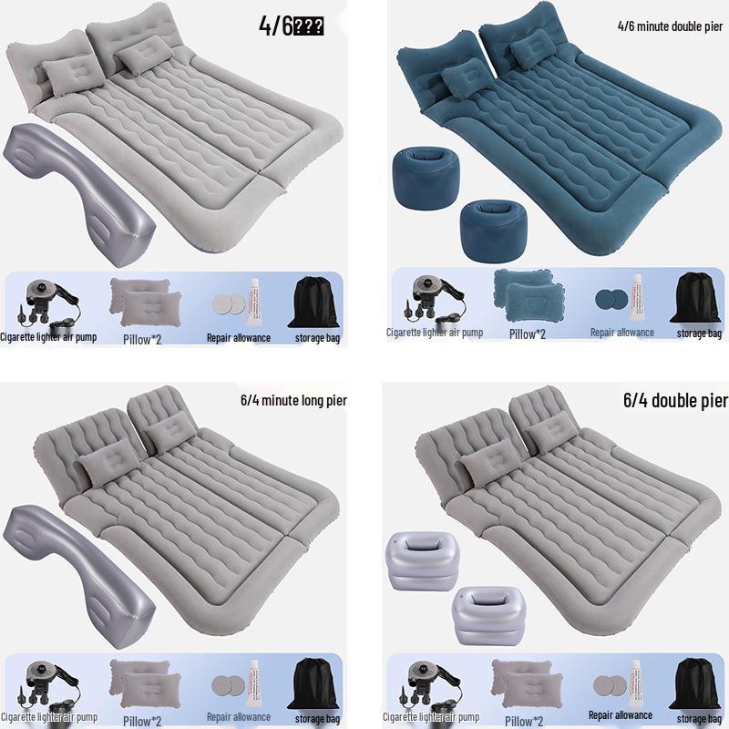 SUV Inflatable Rear Trunk Travel Mattress - Outdoor, Off-Road & Self-Driving Tour Sleeping Pad
