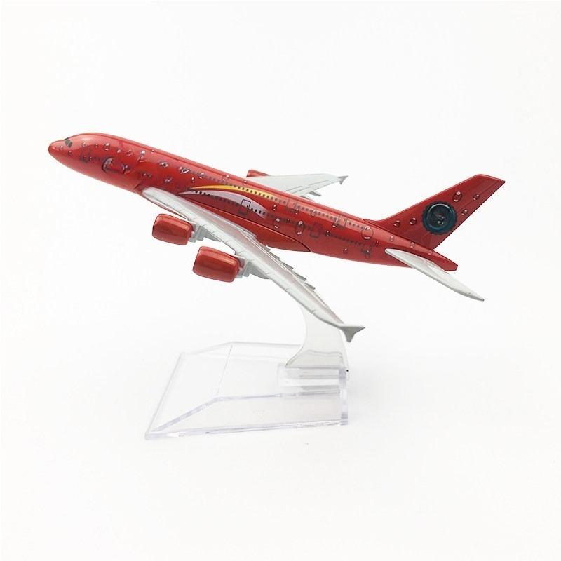 

1:400 Scale cola Airlines Airbus A380 Metal Alloy Airplane Aircraft Model Decoration Plane Kids Christmas Gift Collectible 16CM