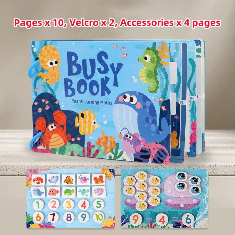 Educational Learning Toys for Kids Toddlers Age 3-6 Years Old Boys Girls Gifts Busy Book GZW