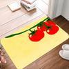 3D Cartoon Tomato Fun Doormat Anti-slip Area Rug for Living Room Bedroom Sofa Doormat Kids Floor Carpet Decor Washroom Floor Mat