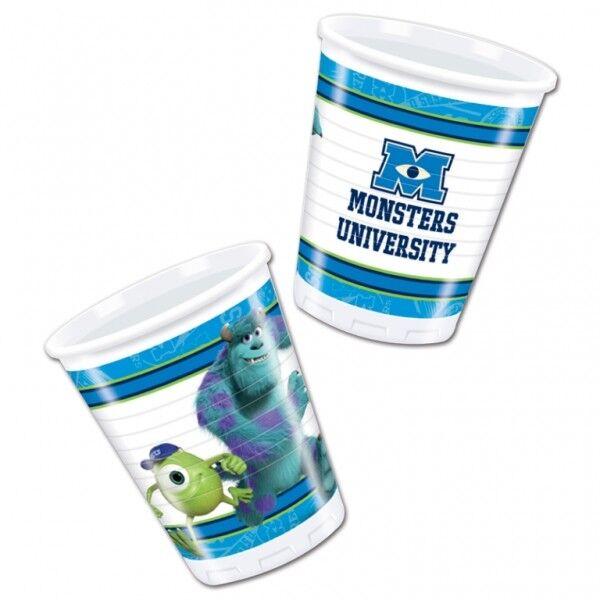 Plakát Monsters University plastový 200ml Party Cup (Balení po 8)