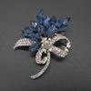 Elegant And Exquisite Crystal Brooch Fashion Luxury Diamond-Encrusted Brooch Women'S Clothes Accessories High-End Brooch