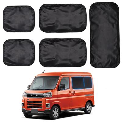 ZATOOTO CT119-BK5 Car Curtains, For Suzuki Daihatsu Hijet Cargo Atley (S700V/S710V) Magnet, Car Sleeping