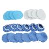 20 Pieces 6in Car Polisher Pad Polishing Buffing Bonnet Set Microfiber for Cars Motorcycles Ships