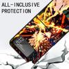 Bakugou Katsuki MHA My Hero Coque de téléphone noire Pour Samsung ZFlip7 ZFlip6 ZFlip5 ZFlip4 ZFlip3 5G Rigide Protectrice Galaxy Z Flip 3 4
