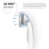 Phone Headset 3.5mm Stereo Bass Sport Headset In Ear Earphones Flat Earbuds Wired Earphones