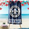Custom Name SV Darmstadt 98 Print Beach Towel, Large Soft Quick Dry Towel for Beach Camping Swimming