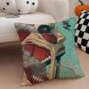 AAttack on Titan Cushion Cover Linen Pillow Case Soft Breathable Protective Couch Room Decoration