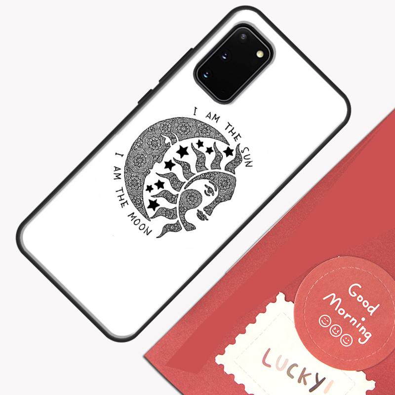 Hippie Sun and Moon Art Phone Case For Samsung Galaxy S25 S26 Ultra S20 S21 S22 S23 S24 Plus S9 S10 S25 FE Cover Shell