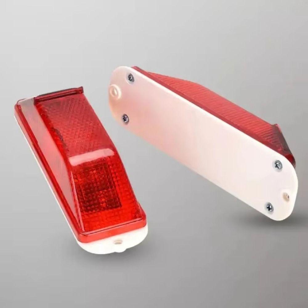 2pcs Double Side Warning LED Lamp Rechargeable Construction Obstacle Light Car Accessories