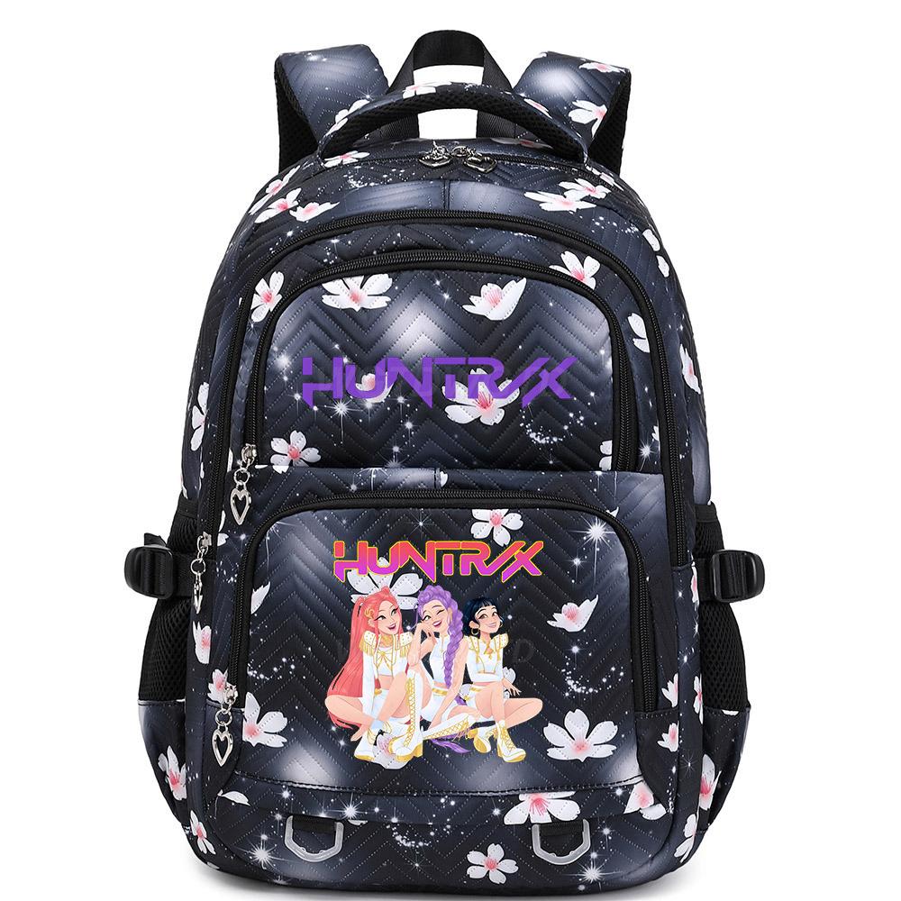 KPop Demon Hunter Ryggsekk Huntrix Student Tenåringer Skolesekk Zoey Rumi Mira Saja Gutter Jenter Reise Ryggsekk