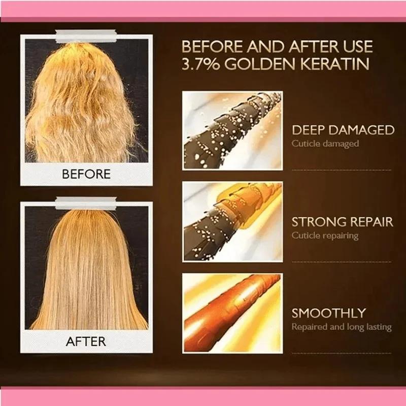 Keratin Revitalizing Cream Conditioner A smooth and supple hair to improve dryness targeting perm dyeing damaged hair care