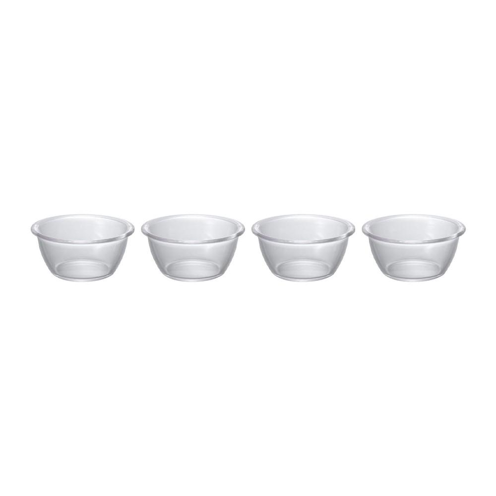 Hario Heat-Resistant Glass Salad Bowls HSB-2812 (4pcs)