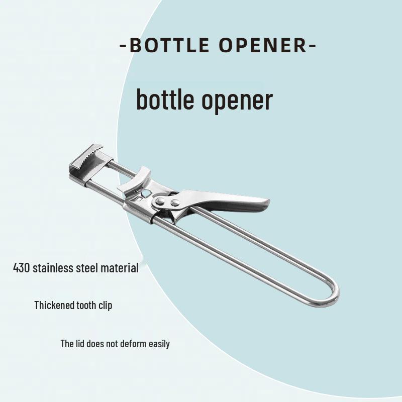 Multi-Functional Adjustable Stainless Steel Bottle and Can Opener