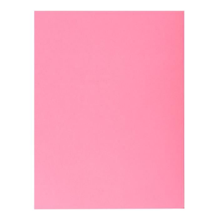 Paquet De 50 Chemises 1 Rabat JURA 250 En Carte 240 Grammes Rose