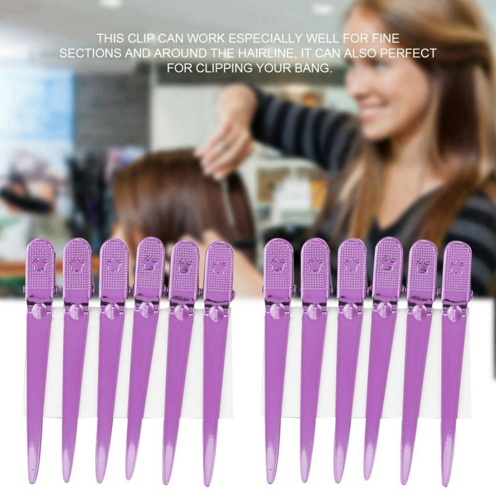 12pcs Practical Hair Styling Clips Professional Hair Sectioning Clips For Salon Styling розы красного