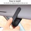 Car Sunglasses Holder Glasses Case Magnetic Mount Ticket Card Sun Visor Sunglasses Clip Leather Eyeglasses Clip Car Accessories