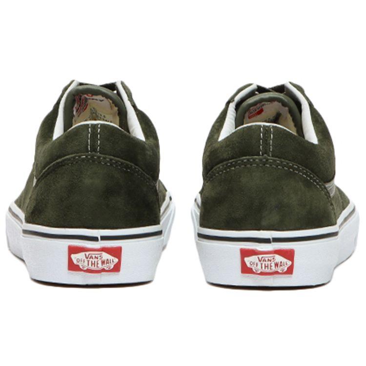 Vans Old Skool Pig Suede - Olive Unisex Sneakers Green True-White VN0A3WKT4QV