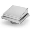 Wall Air Vent Outlet Stainless Steel Extractor Fan Vent Cover Ducting Ventilation Exhaust Grille Cover Easy To Install