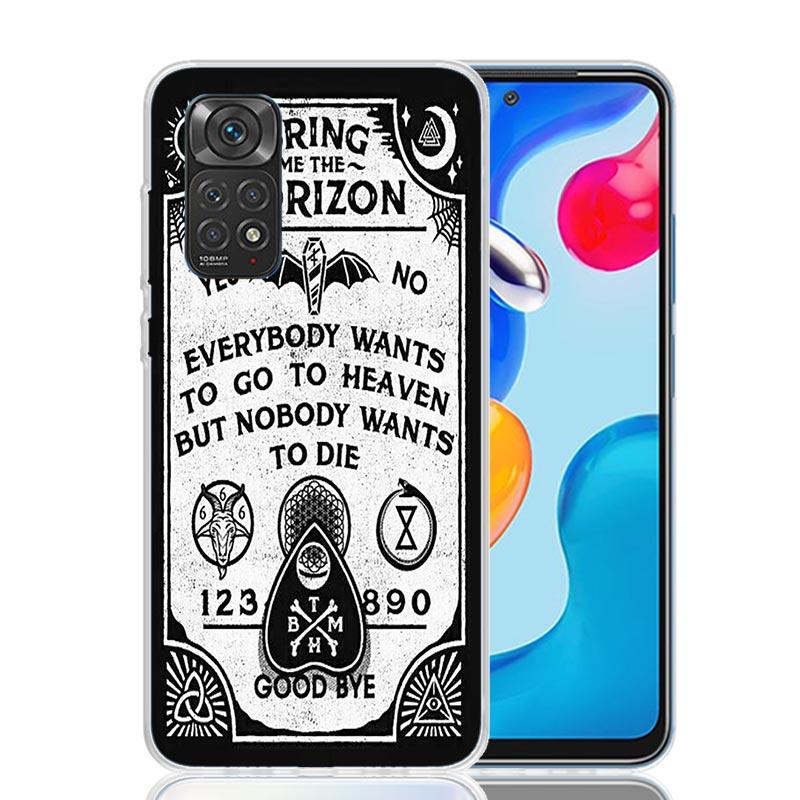 

Bring Me The Horizons Phone Case For Xiaomi Redmi Note 13 14 15 Pro Plus 12S 12 14S 11S 11E 10 10S 11 11T 5G 4G Cover Coque Redm Redmi Note 12 Pro 5G