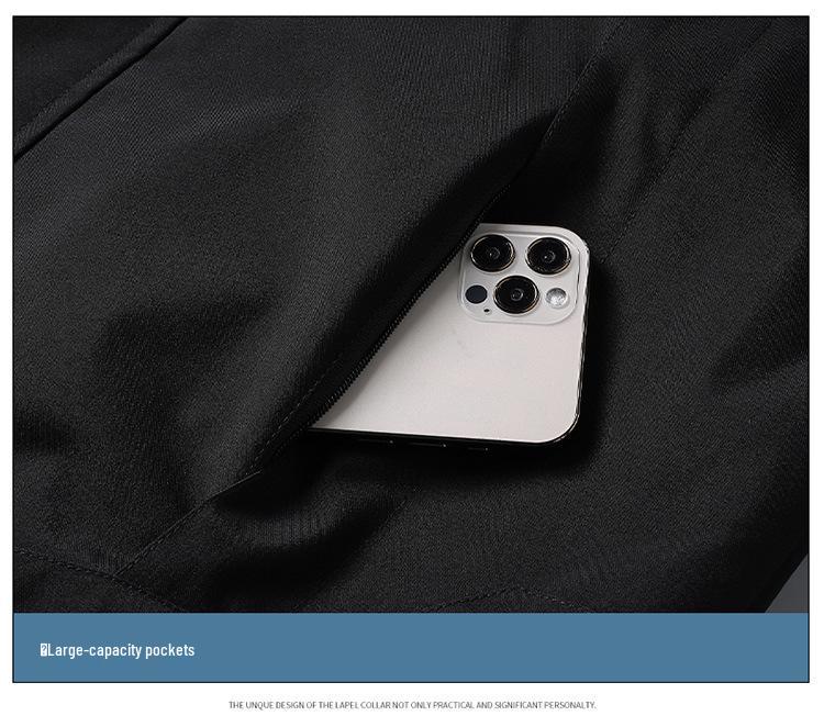 Tarnfarben-Windjacke für Herren & Damen: Wasserdichte, winddichte, einlagige Freizeitjacke für Bergsteigen im Frühling und Herbst.