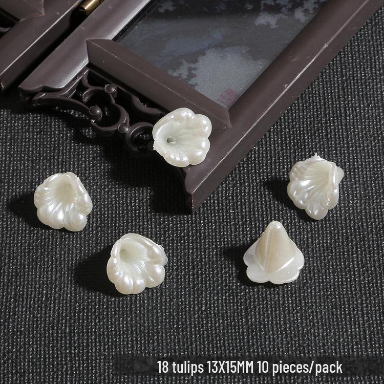 DIY sada dětských vlasových doplňků: ABS perla, Akrylový květ, Lístky lilie a chryzantémy