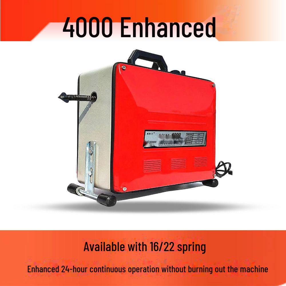 Electric Sewer and Toilet Dredging Machine: Professional Blockage Removal Tool for Kitchen and Bathroom