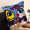 B-Britto Cushion Cover Decorative Pillow Sofa Home Decor Case Pillow Cases