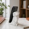 Bay Window Display Stand 3D Printed Mobile Phone Holder, Cute Dog Shape Desktop Holder with Stable Base, Artistic Decoration for Home Office Niche Art