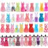 43Pcs 30cm Set Fashionable Doll Clothes Accessories Mini Camisole Skirt Necklace Earrings Crown Hangers Toy and Play Entertaining Safe Kid Friendly