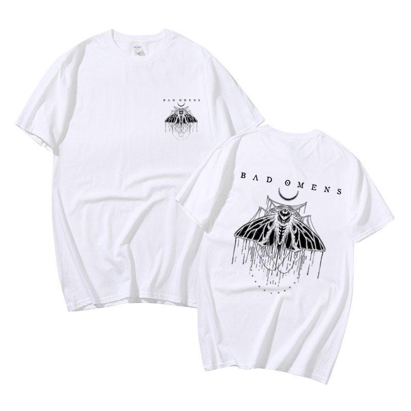 Bad Omens Band Grafická trička Krátký rukáv Párová Rock Punk Gotický Streetwear Pánské Topy Tričko Pánské Vintage Oversized Trička