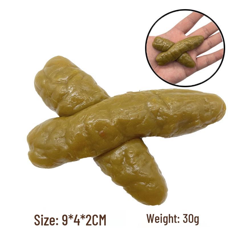 Realistic Soft Rubber Poo Toy - Stress Relief & Prank Gift for April Fools' Day