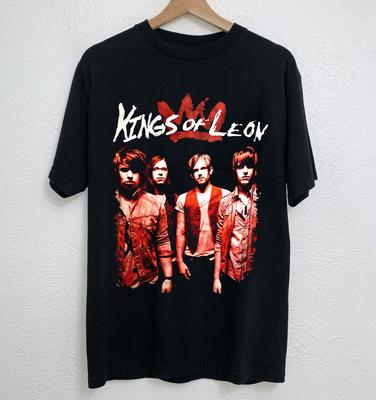 Μπλουζάκι Μπάντας Kings of Leon Κοντομάνικο Μαύρο Όλα τα Μεγέθη Μπλουζάκι Unisex