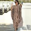 Embroidery Caftan Beach Tunic Beach Cover Up Swimsuit Women Bikini Coverup